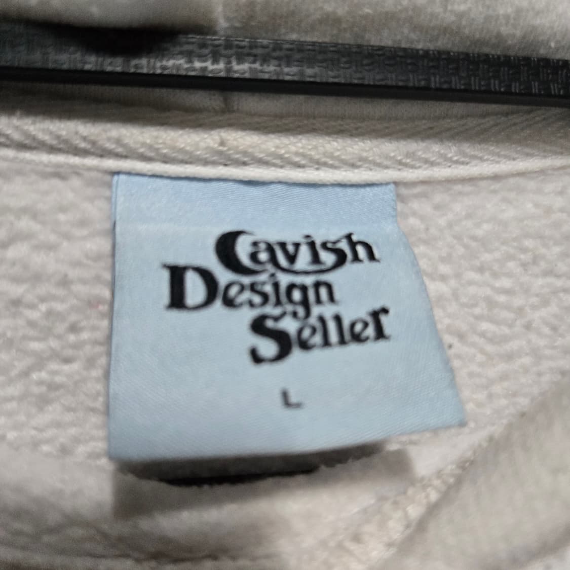 CAVISH DESIGN SELLER 파워 엔진 후드티 화이트 상품이미지3