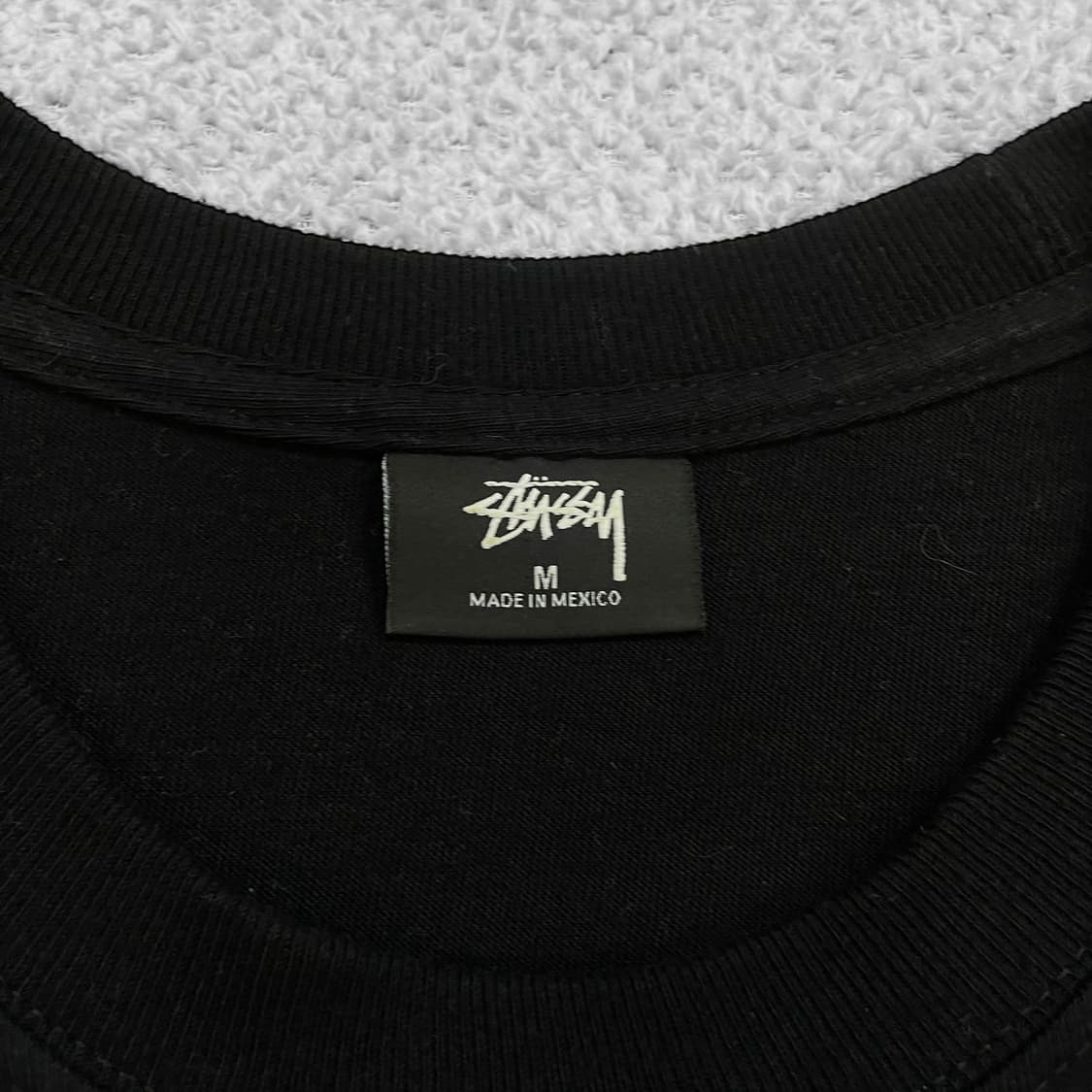 스투시 Stussy 월드트라이브 반팔 티셔츠 블랙 상품이미지5
