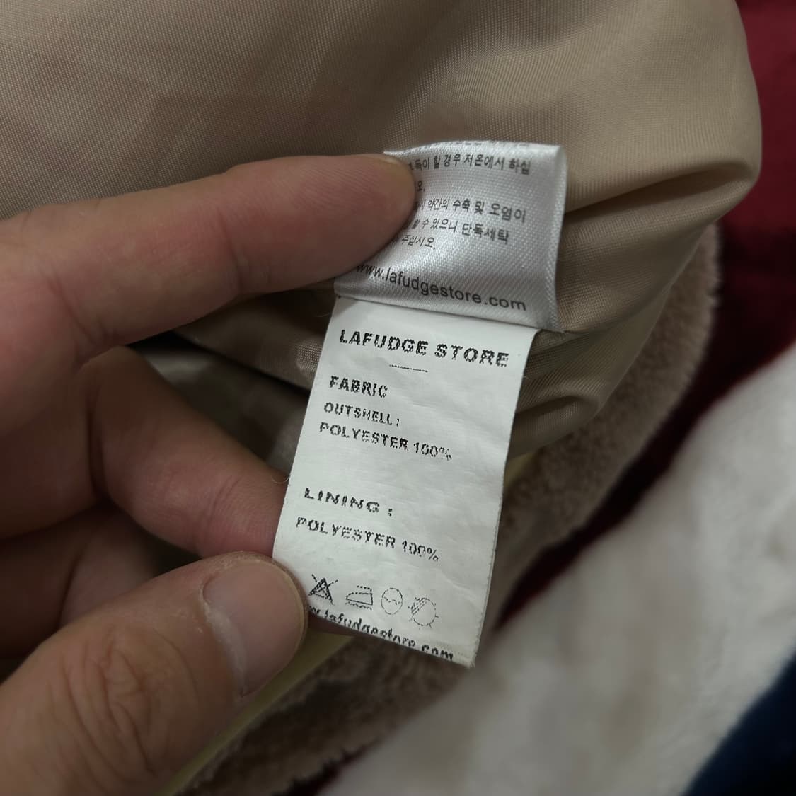 [M]라퍼지스토어 후리스 자켓/어둔운핑크 상품이미지6