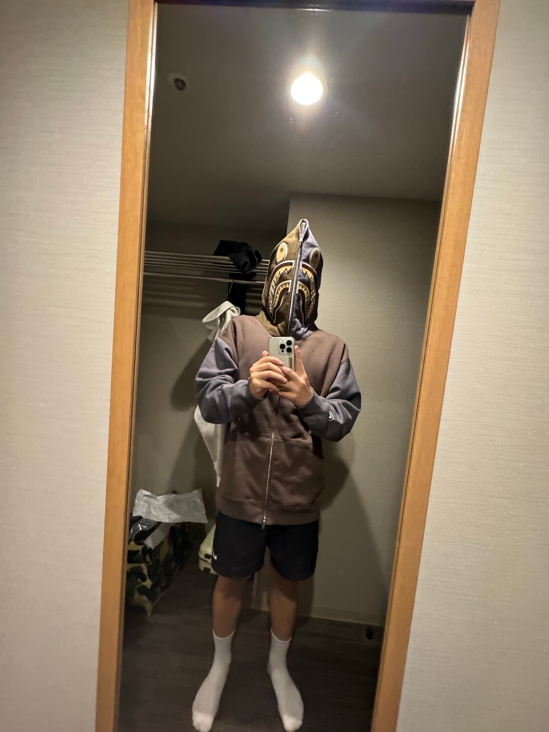 베이프 풀 집업 후드 xl 상품이미지5