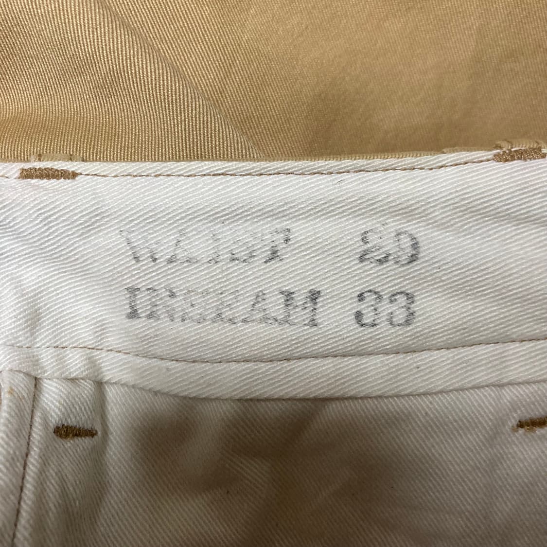 (Buzz Rickson's) M1945 카키 치노 트라우저 팬츠 상품이미지7