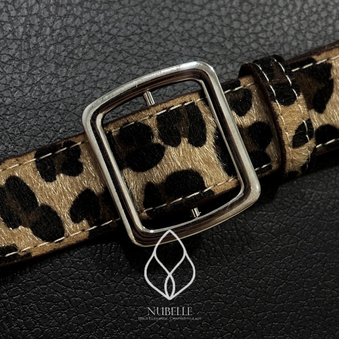 🌗 Leopard hair belt / 호피 레오파드 송치털 호피 벨트 상품이미지5