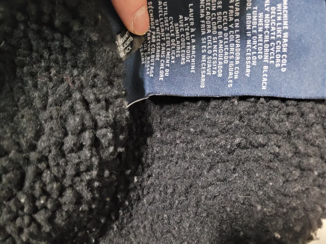 Tommy 타미힐피거 남성 후드 집업 보머 래빗 퍼 자켓 블랙 S 사이즈 상품이미지10