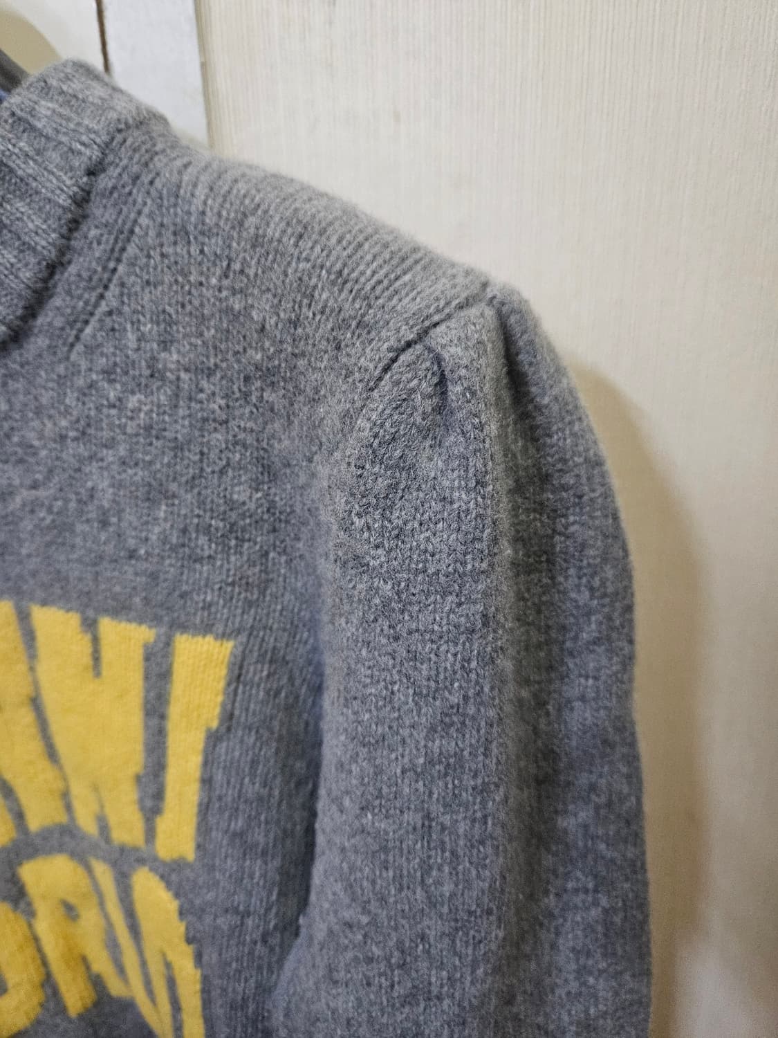L) 가니 GANNI 그래픽 풀오버 로고 니트 스웨터 상품이미지3