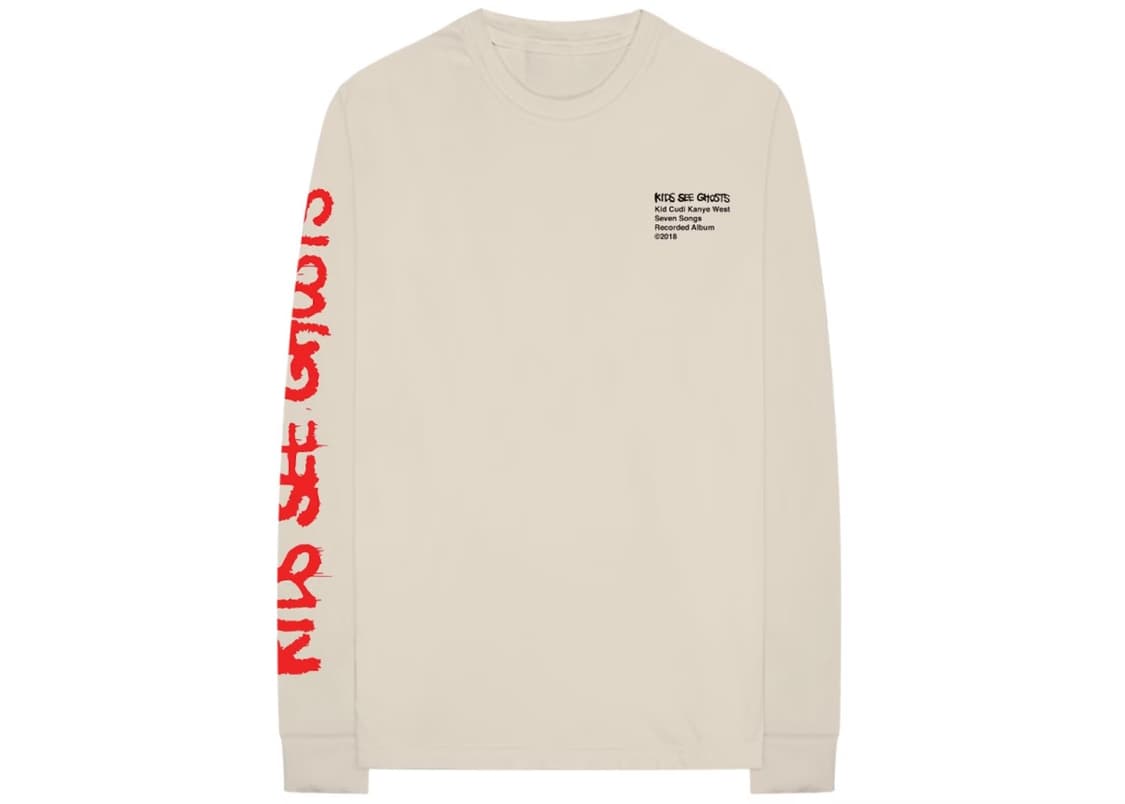 [XL] 18.06 Kids See Ghosts 앨범 롱슬리브 상품이미지1