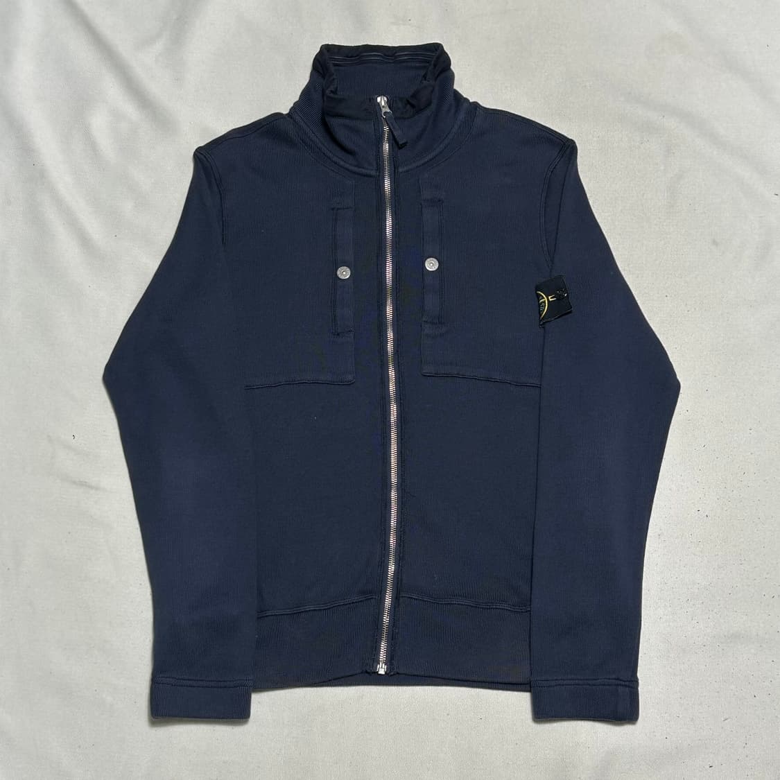 95 스톤아일랜드 네이비 니트 집업 상품이미지2