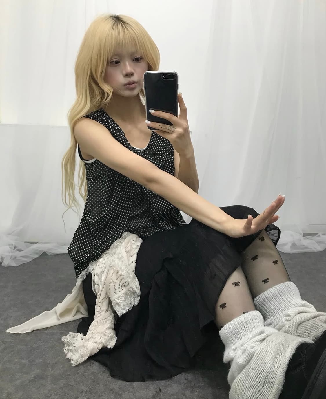 ✿블랙 도트 페어리 니혼진 set ✿ 상품이미지2