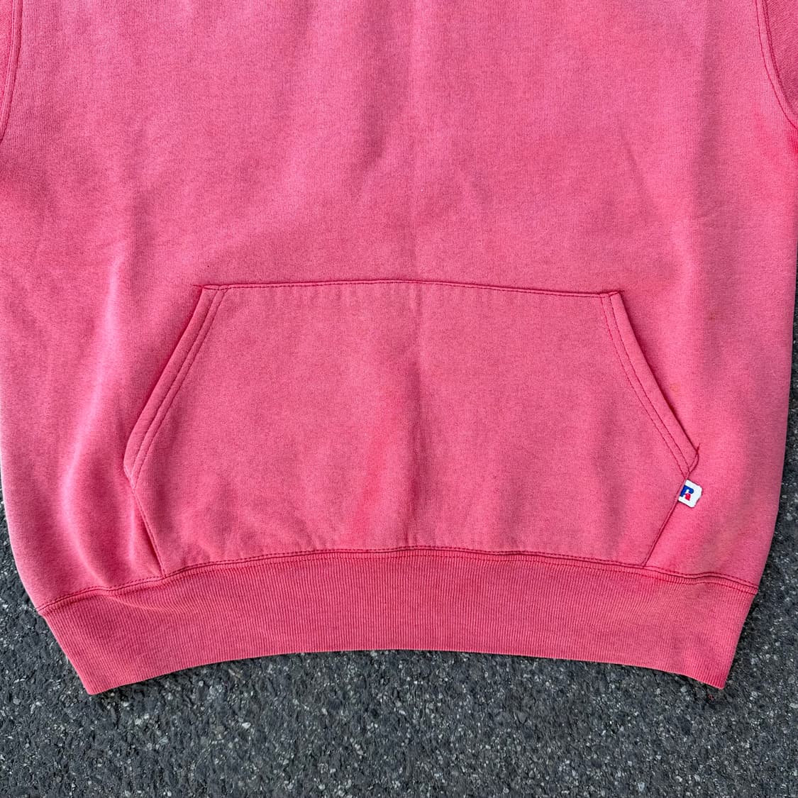 90s USA Russell Athletic Faded Hoodie 상품이미지4