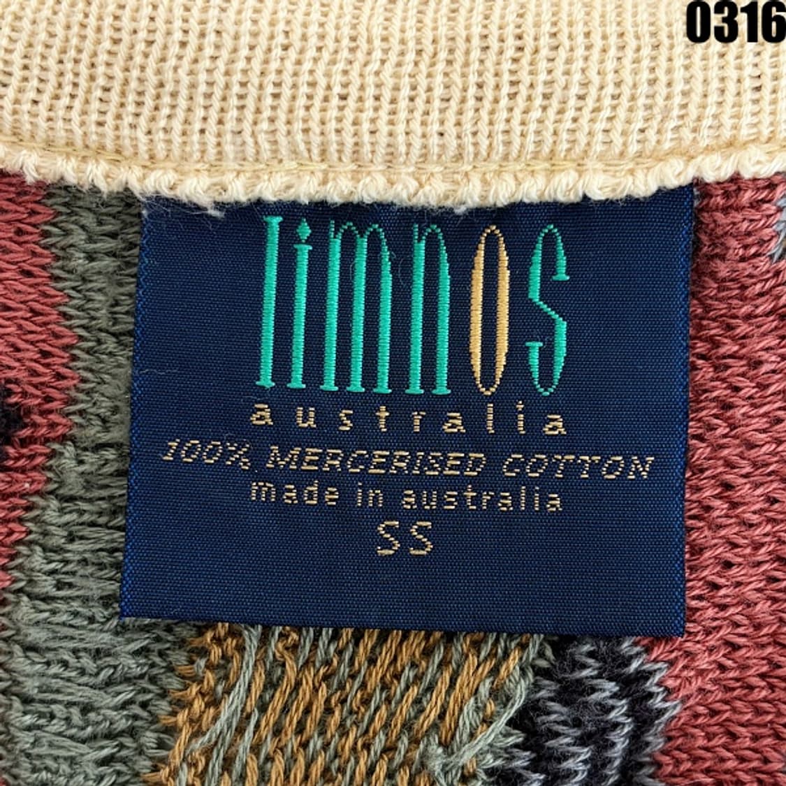 오스트레일리아 림노스 케이블 니트 가디건 M 0316 상품이미지6