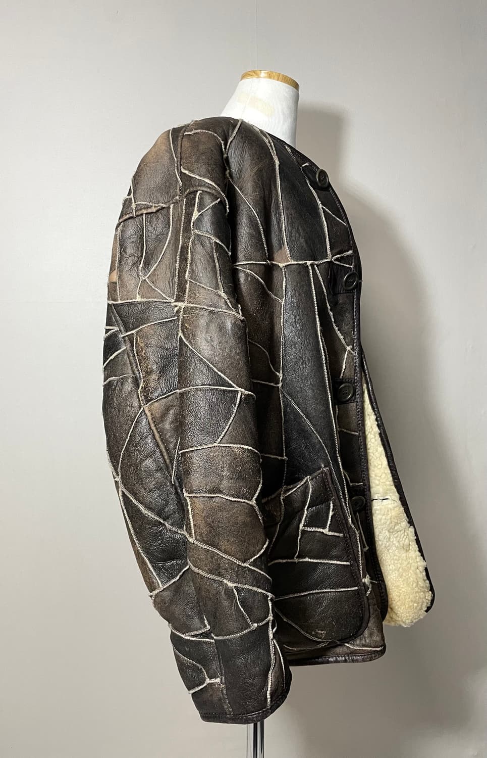 80‘s 이세이미야케 Hai 램스킨 무스탕  상품이미지2