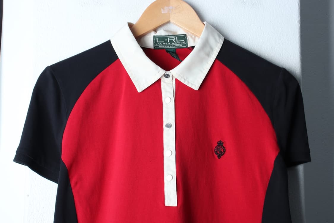W(XL) 폴로 랄프로렌 반팔 카라 티셔츠 작은오염 검빨-H30316 상품이미지3