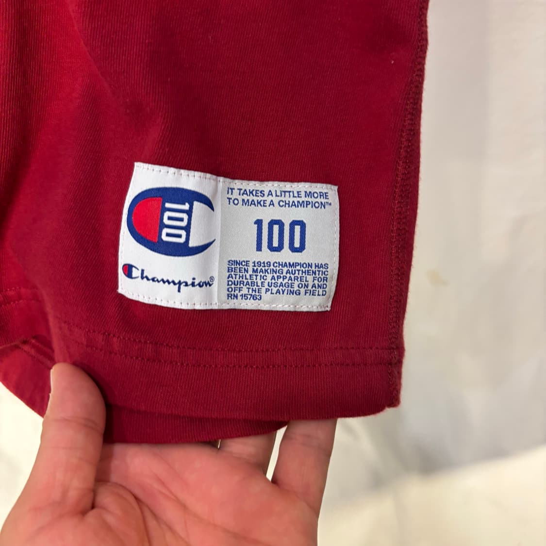 챔피온 100 주년 기념 반팔티 상품이미지4