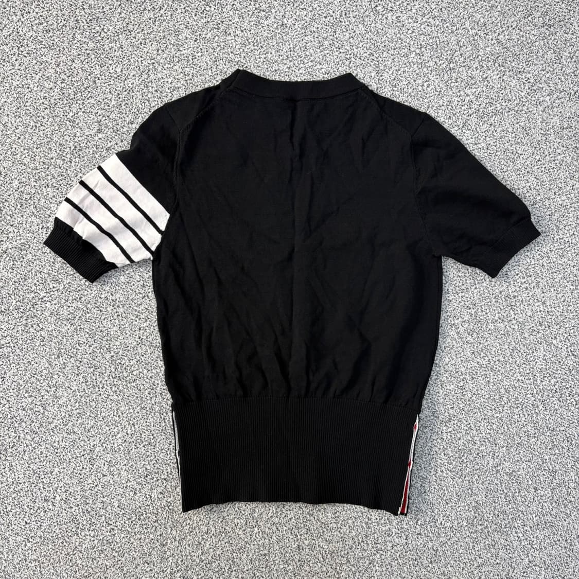 실측확인 빈티지 여성 레이온 반팔 니트 0414J 상품이미지3