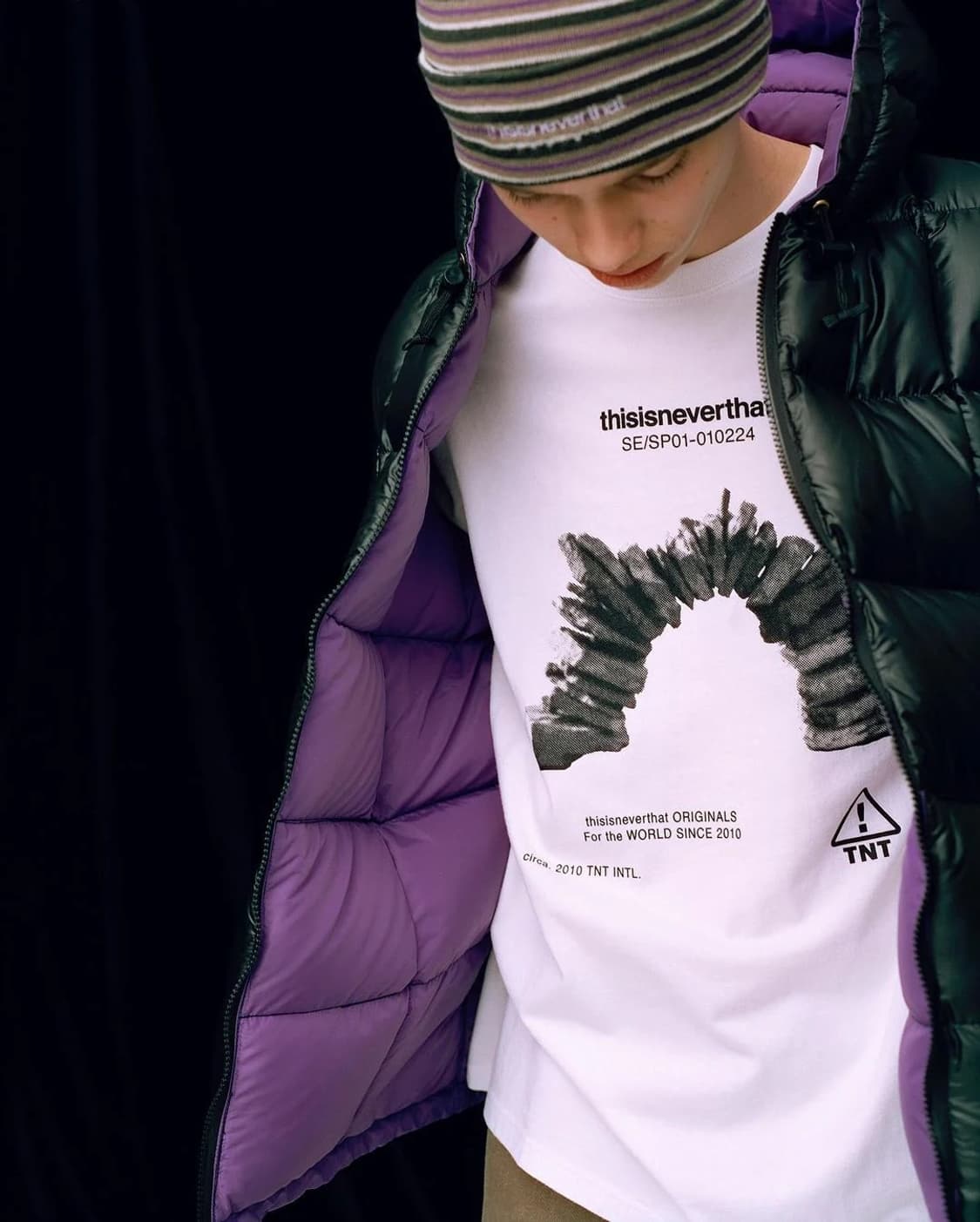 디스이즈네버댓 크레센트다운웍스 블랙 M 상품이미지1