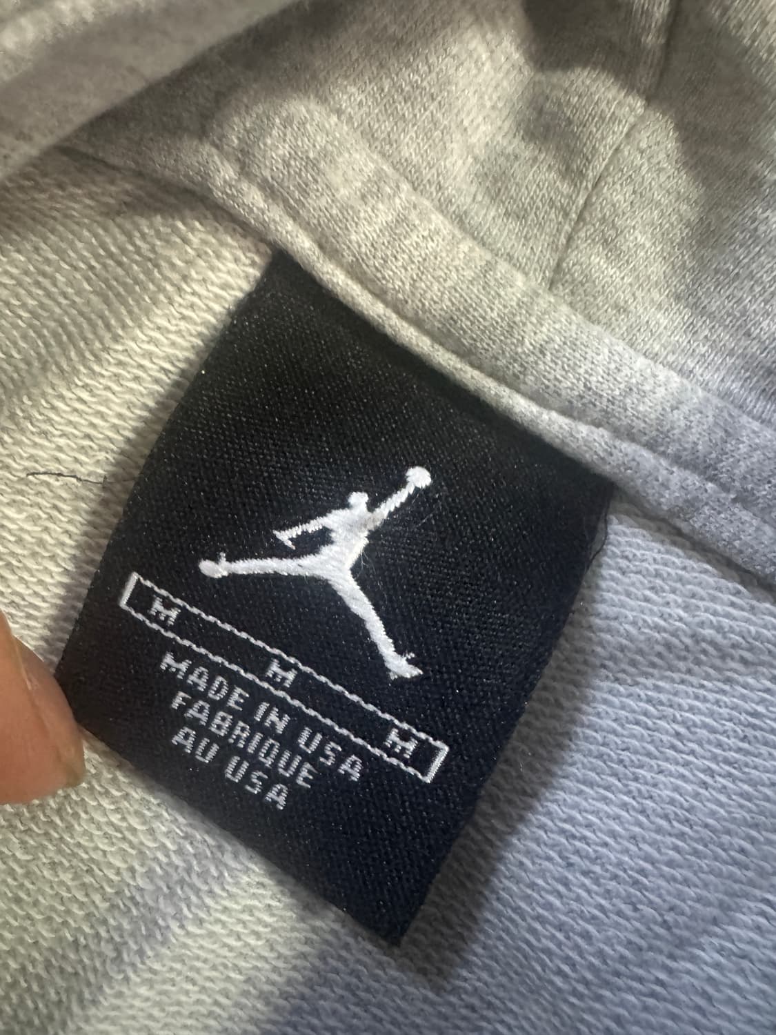 여성 나이키 조던 에어 뒷프린팅 로고 후드집업 M 상품이미지3