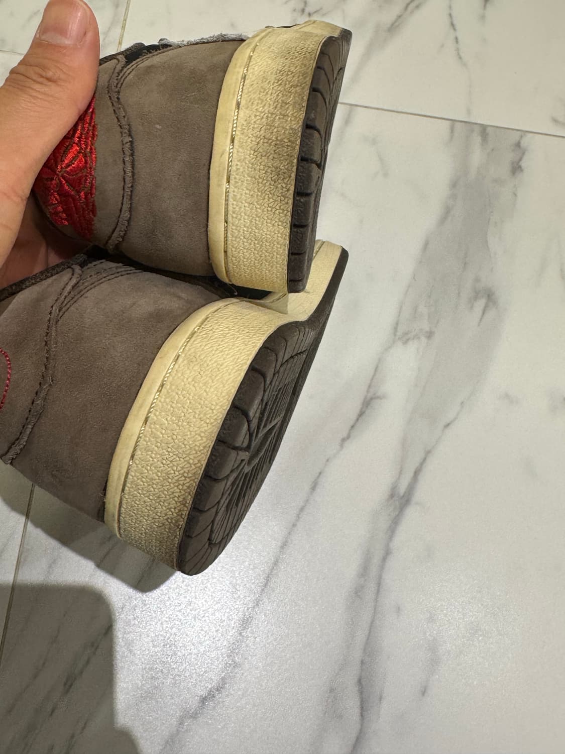 나이키 트래비스 스캇 에어 조던 1 로우 OG 모카 275cm 상품이미지8