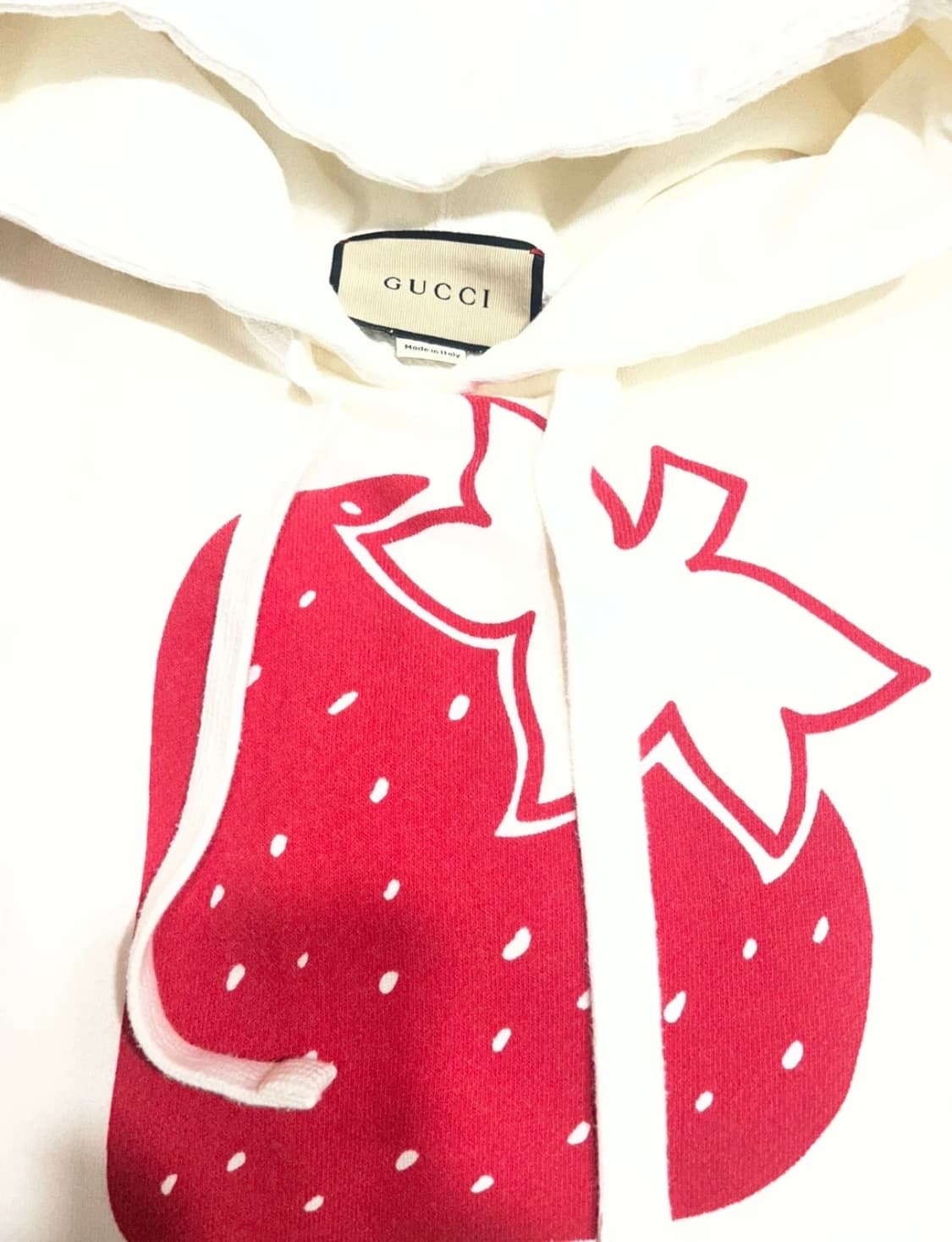 구찌 오버사이즈 스트로베리 후드 상품이미지6