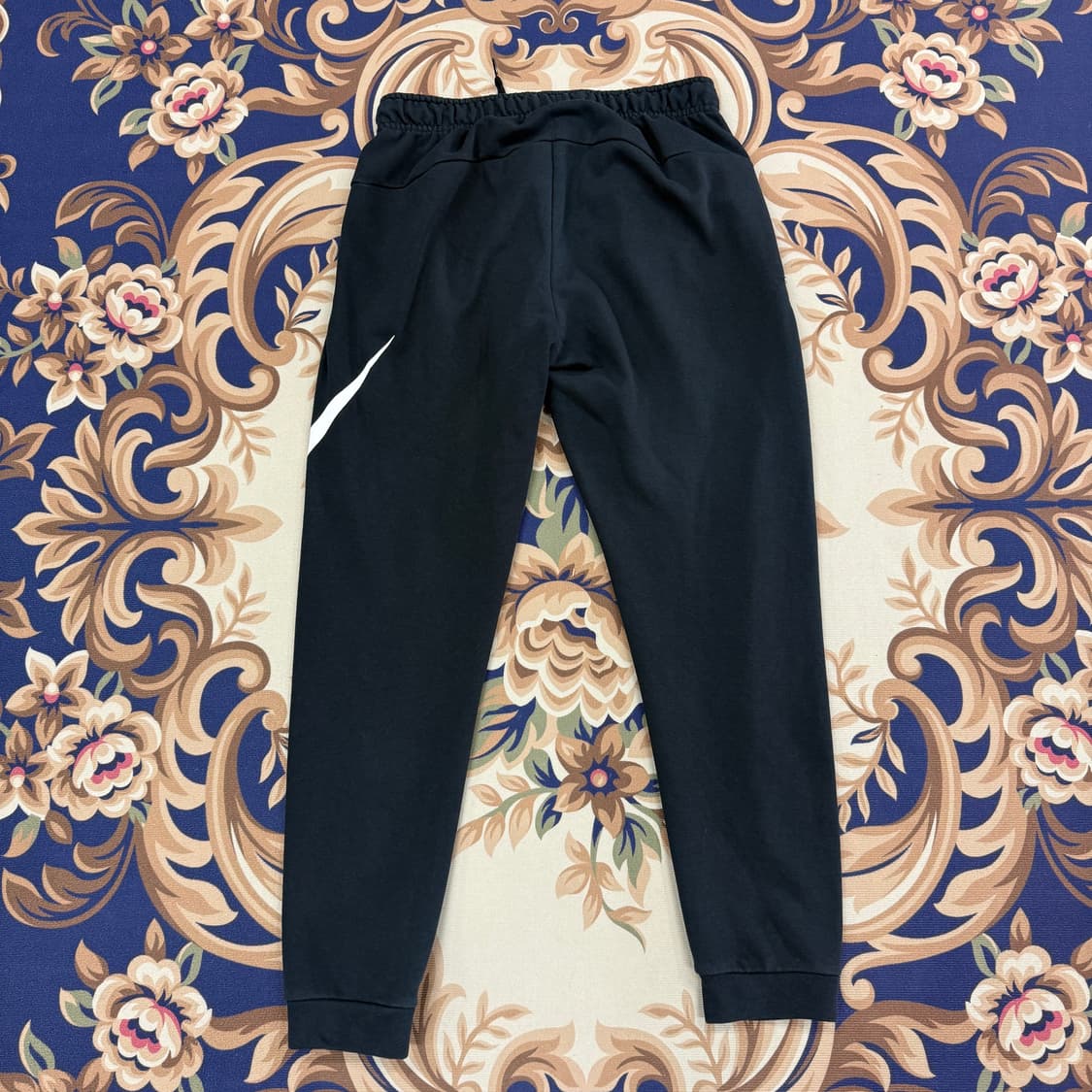 (L)나이키 Nike 빅로고 코튼 조거팬츠(블랙,검흰) 상품이미지5