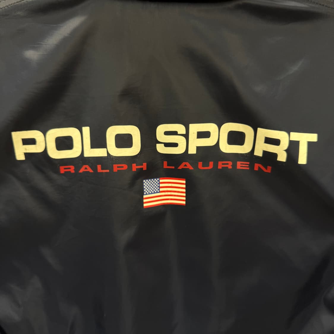 90s 폴로 랄프로렌 스포츠 코치자켓 안감 플리스 디테일 네이비 상품이미지5
