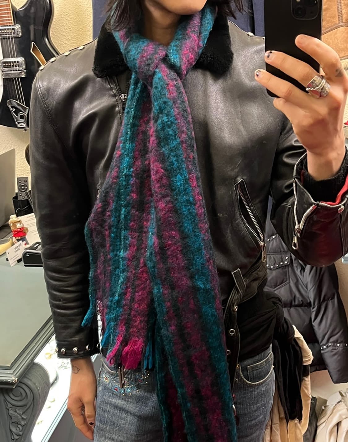 STRIPED PATTERN MUFFLER 상품이미지3