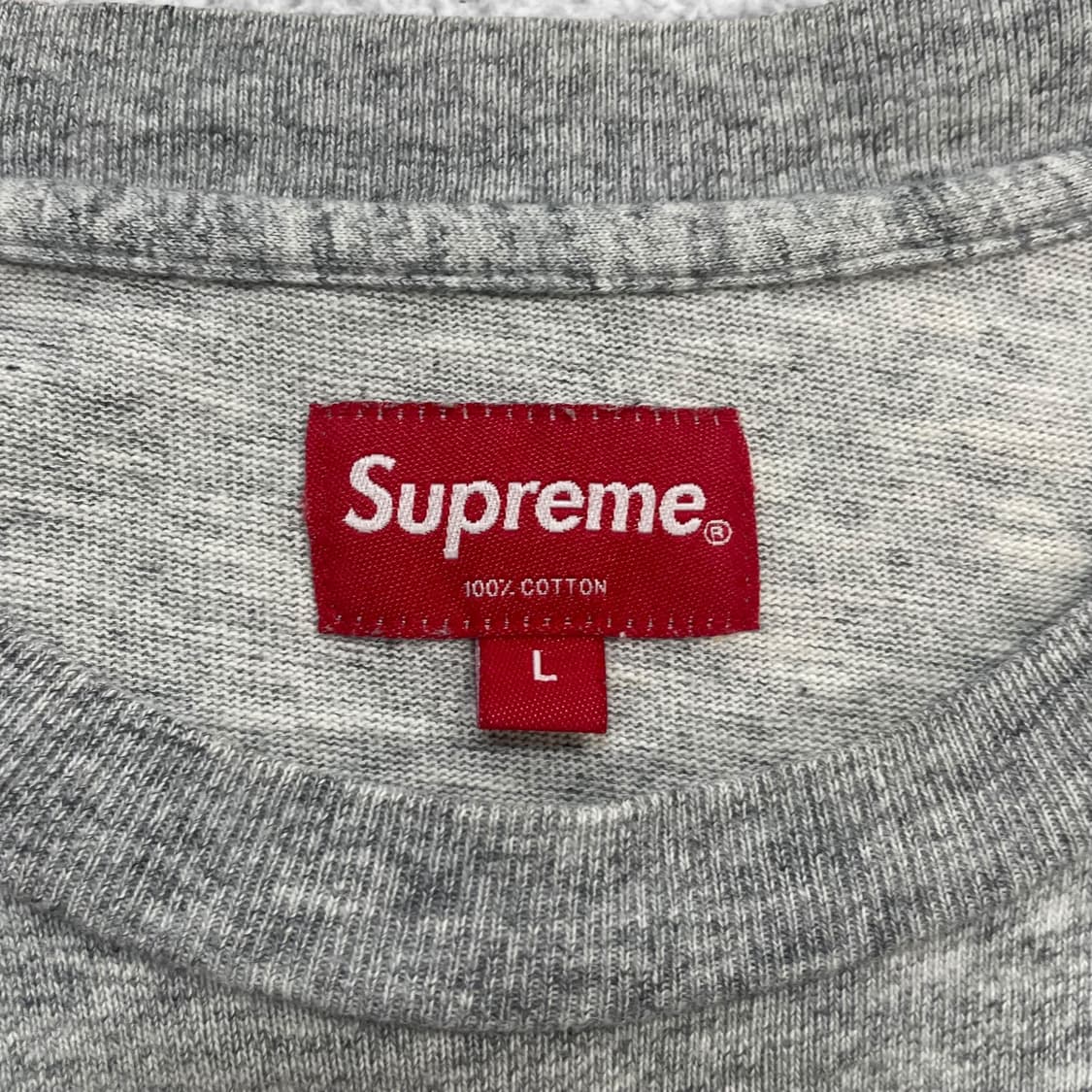 슈프림 Supreme 16ss 아치 로고 롱슬리브 그레이 상품이미지3