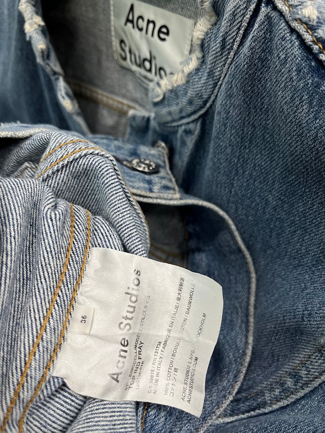 여) 아크네 논카라 청자켓  상품이미지6