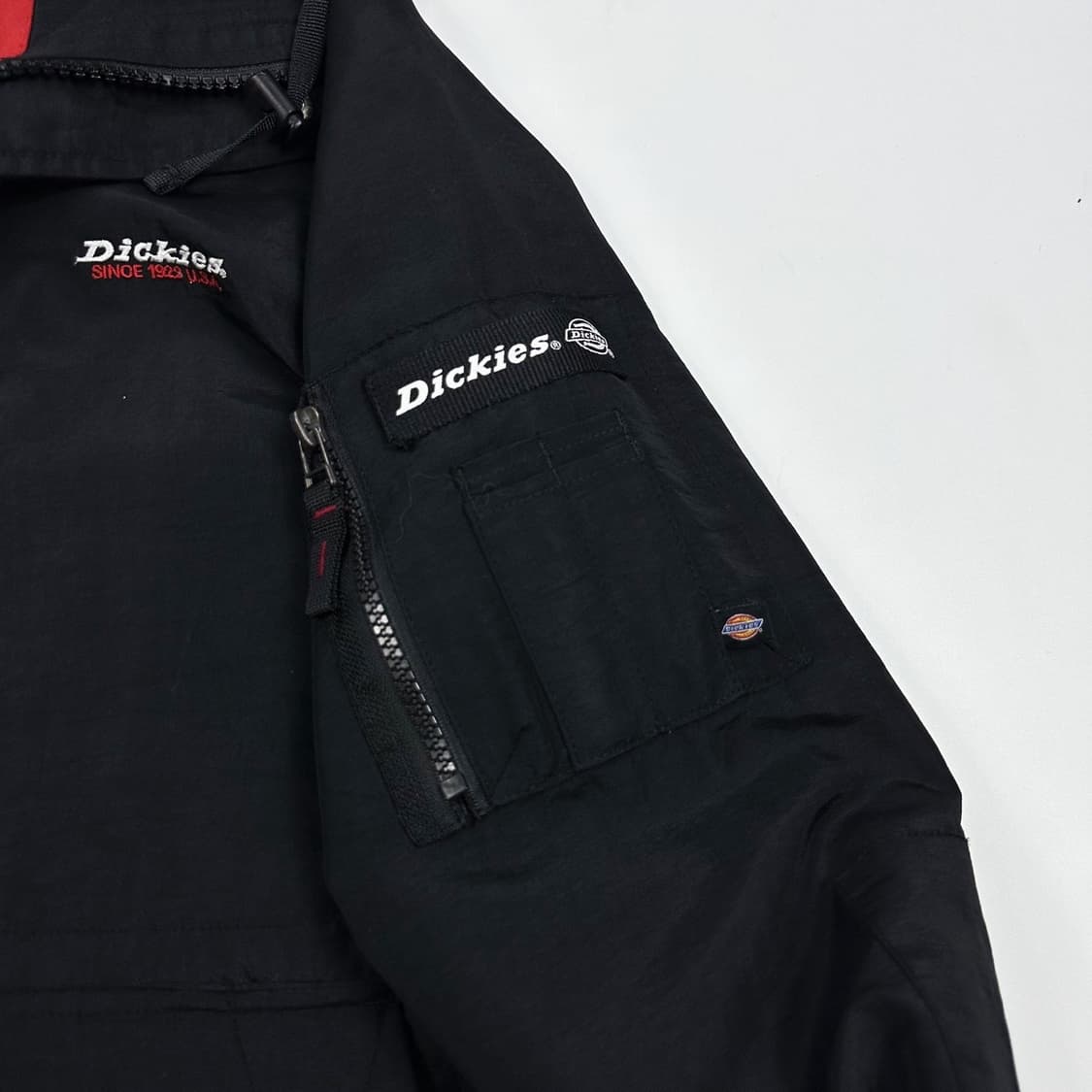 디키즈 오리지널 블랙 포켓 바람막이 자켓 (S) 상품이미지4