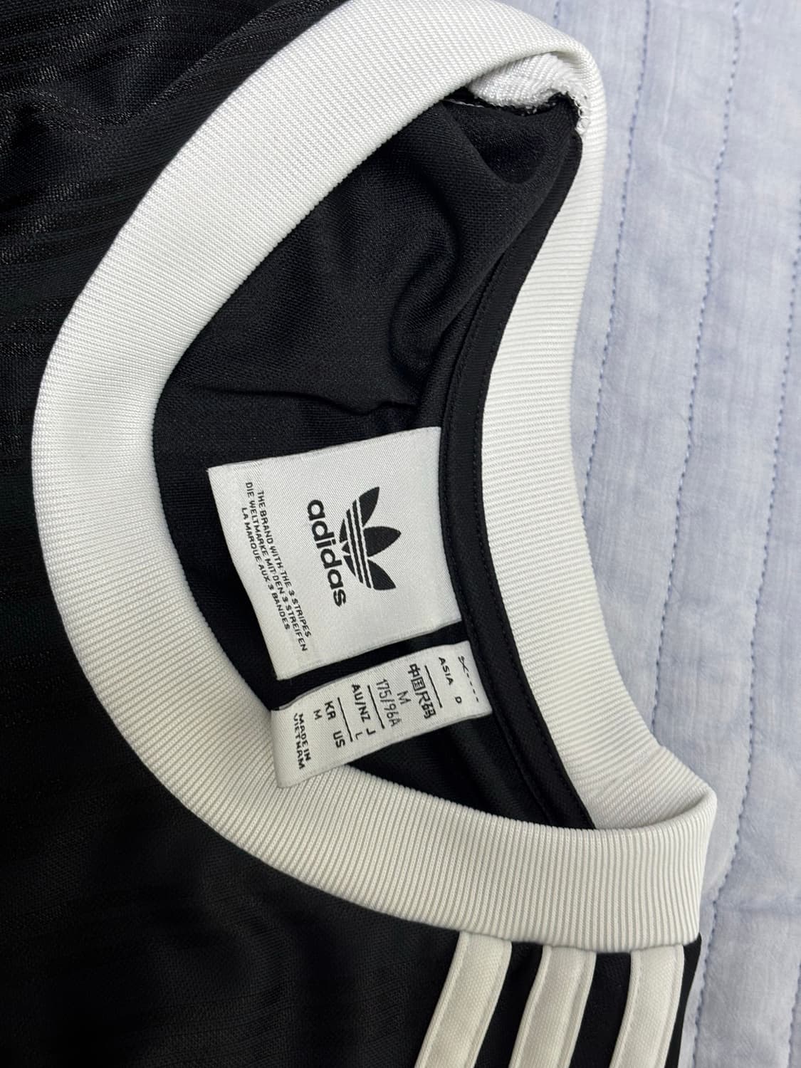 아디다스 아디컬러 티셔츠 블랙 반팔M 상품이미지4