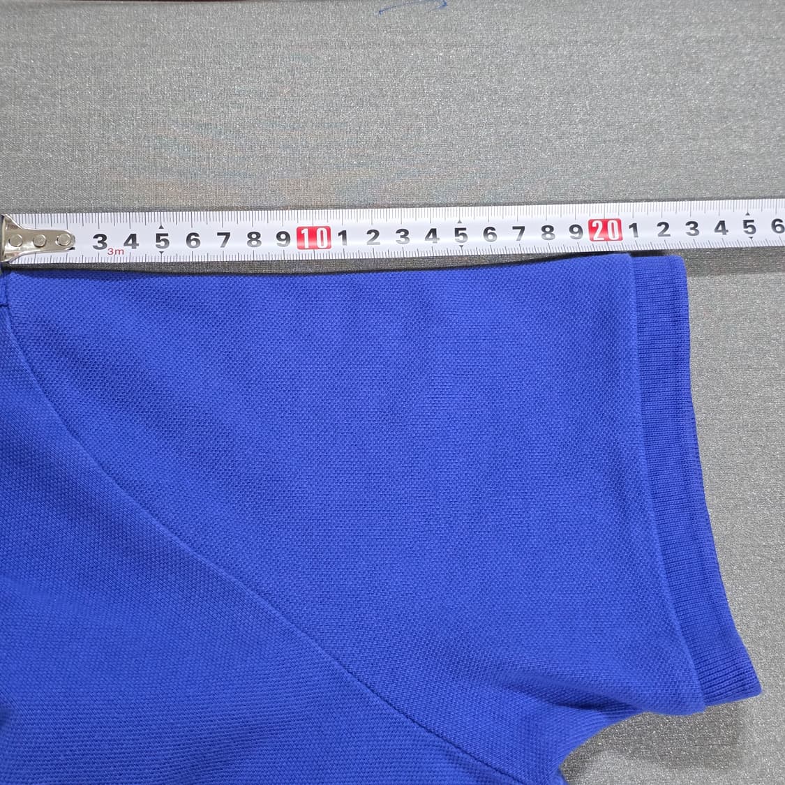 XL 90-95) 랄프로렌 반팔 카라티 블루 상품이미지6