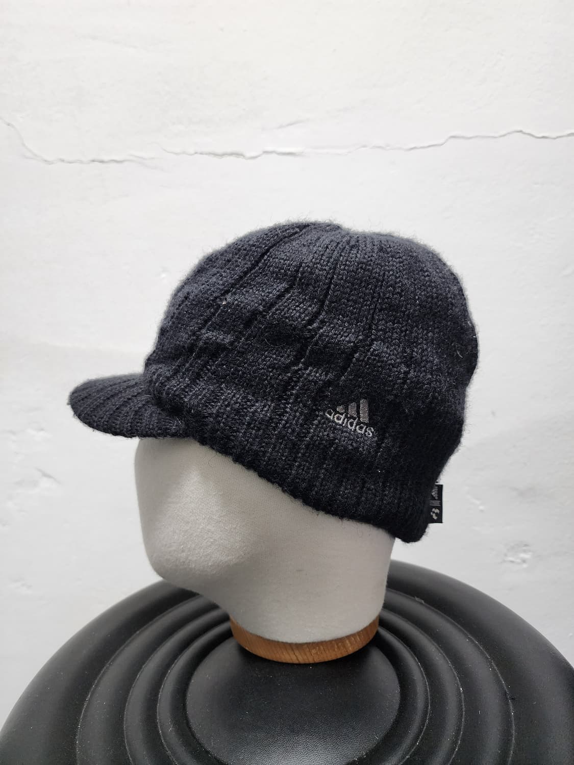 아디다스 골프 블랙 니트 비니 캡모자 상품이미지1