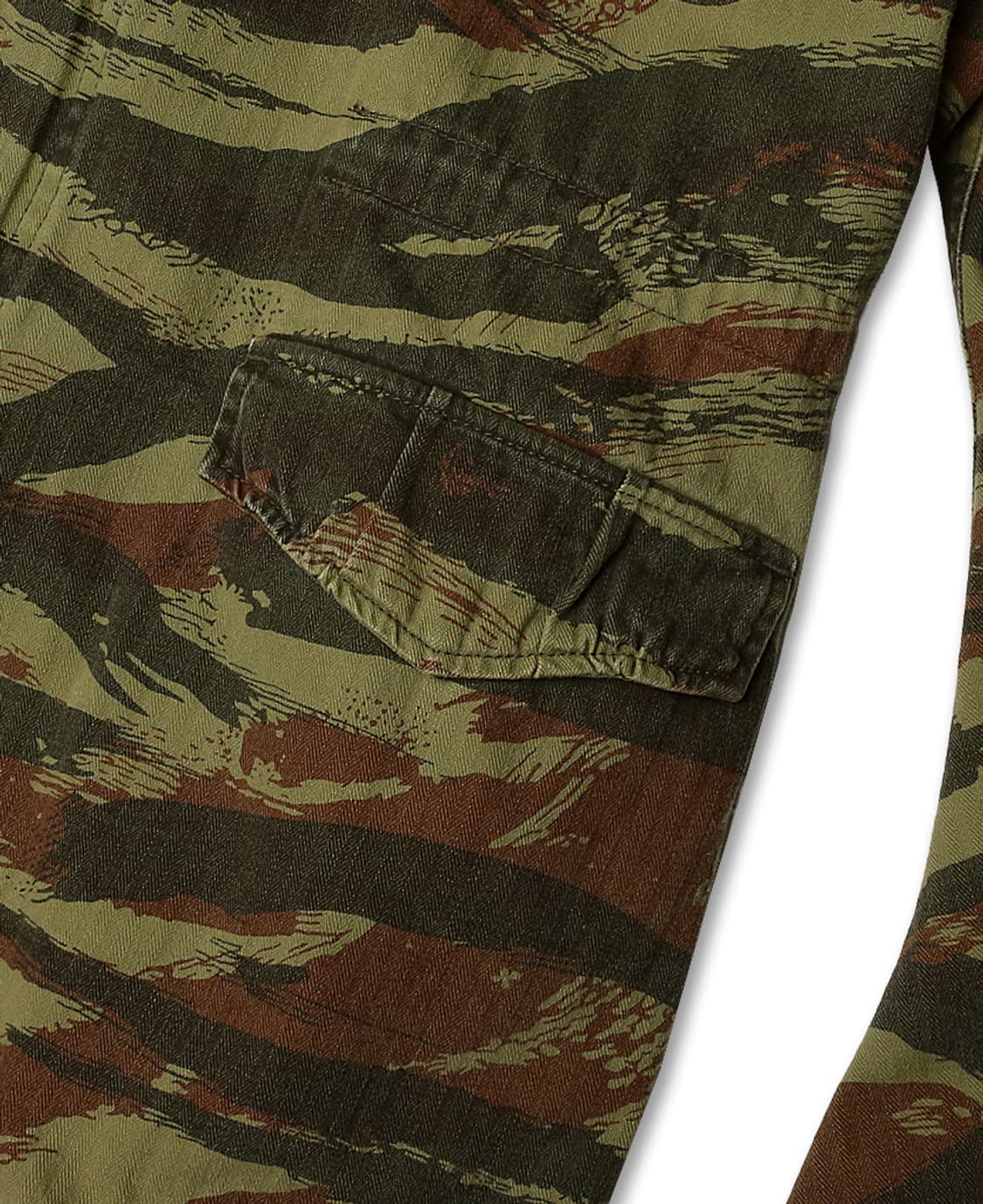 wjk [wjk] 50s 프렌치 리자드 카모플라쥬 패턴 슬림 야상 자켓 상품이미지5