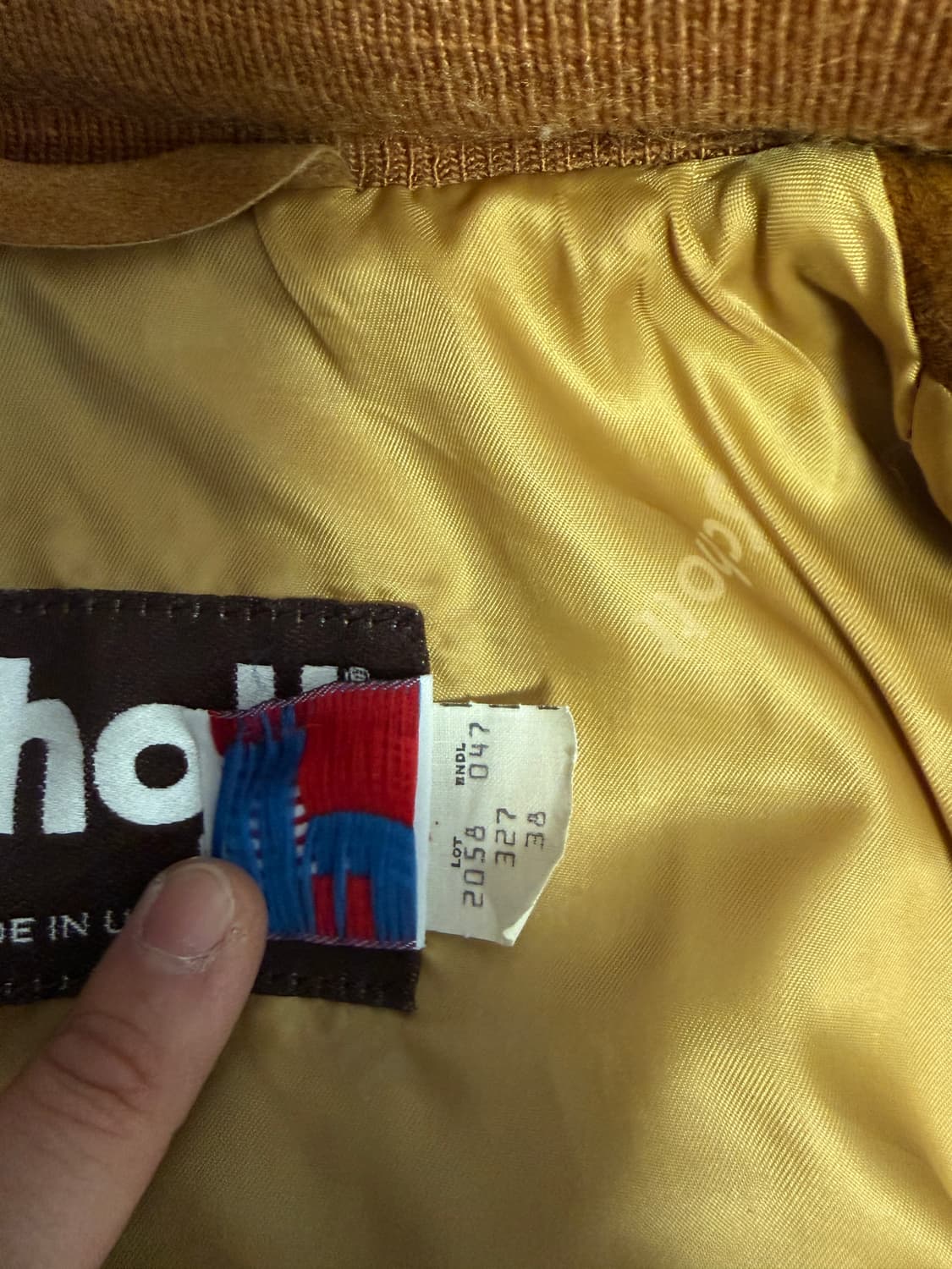 쇼트 schott 스웨이드 봄버 자켓 상품이미지3