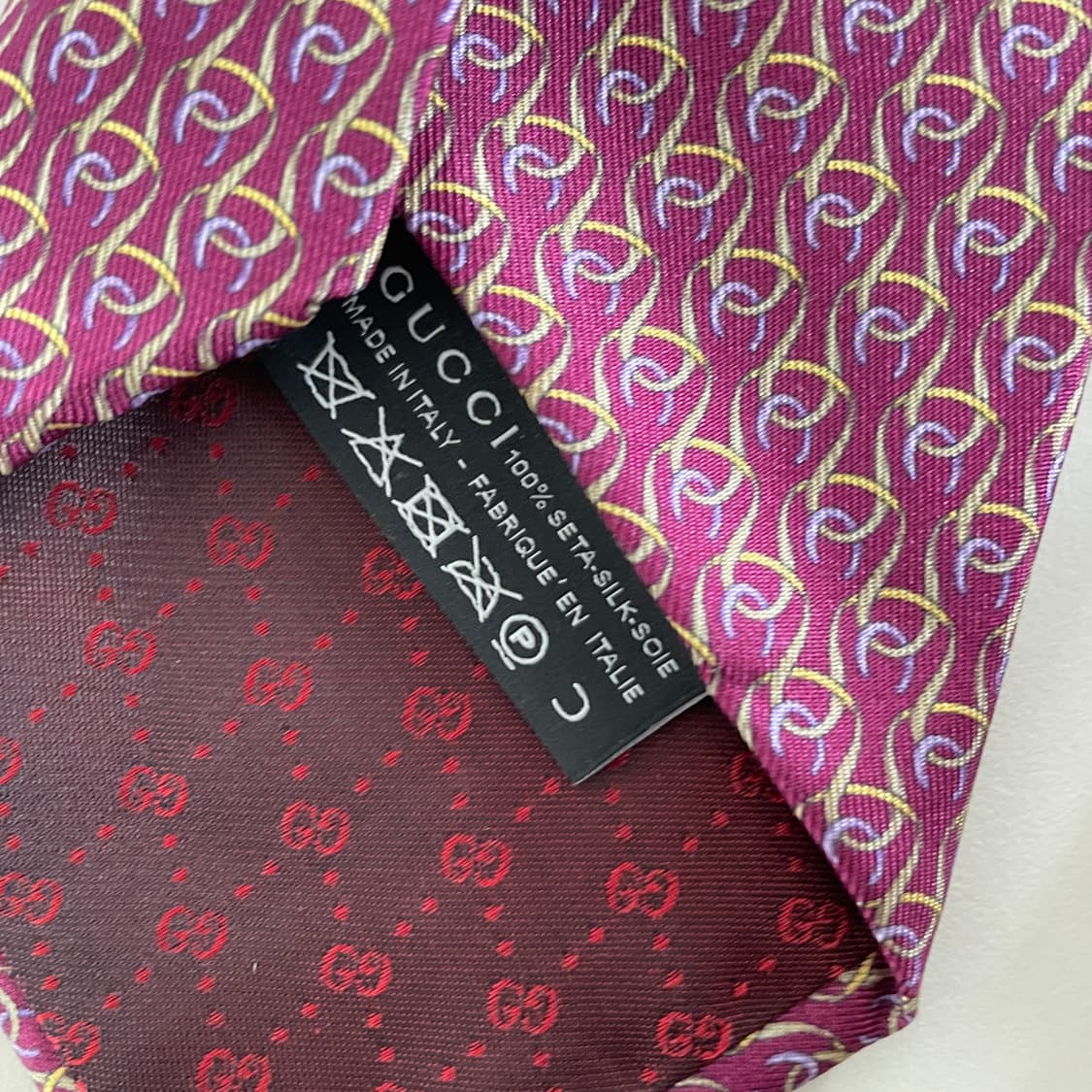 구찌 패턴 넥타이 상품이미지7
