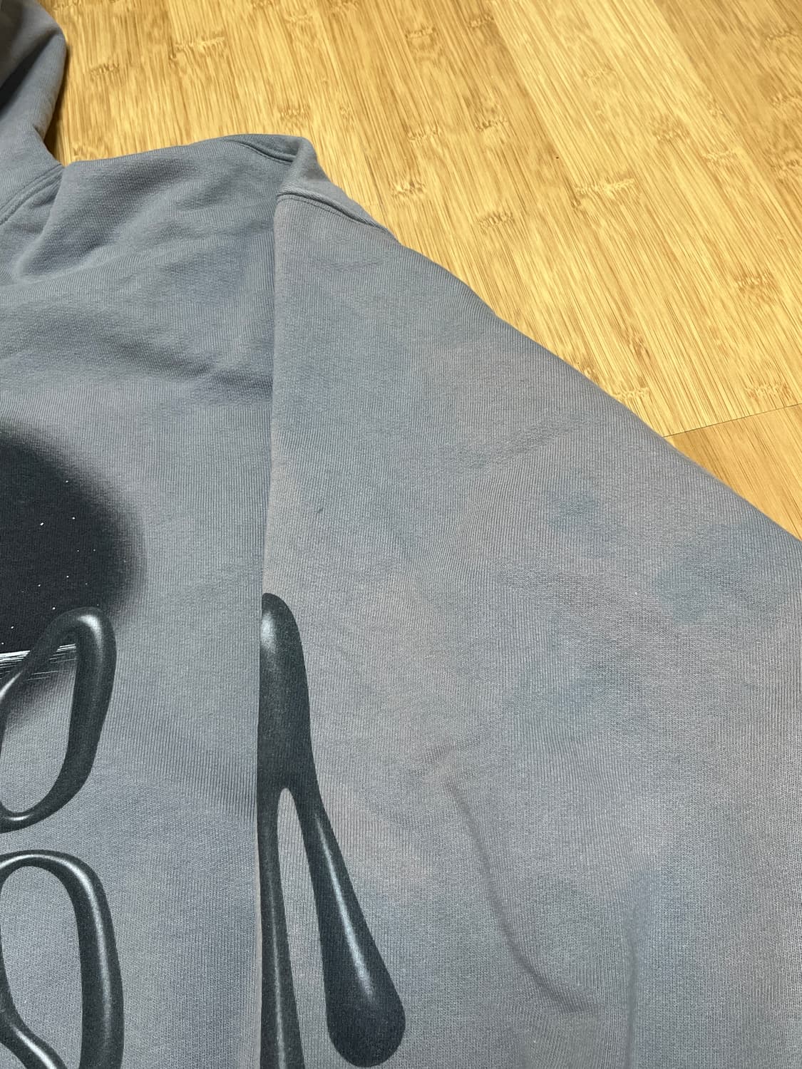 후드후드 에일리언 아트웍 후드 그레이 상품이미지3