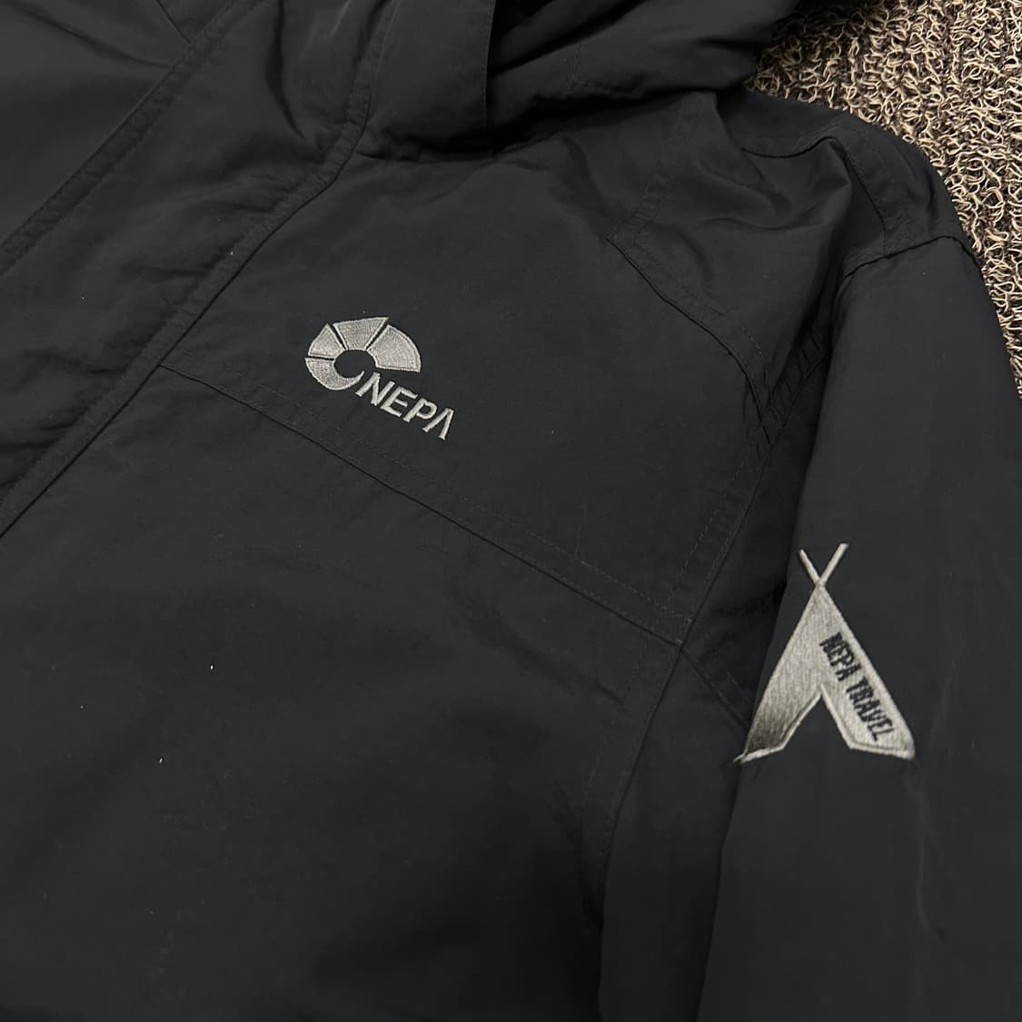NEPA 네파 바람막이 자켓 블랙 100(L) 상품이미지4