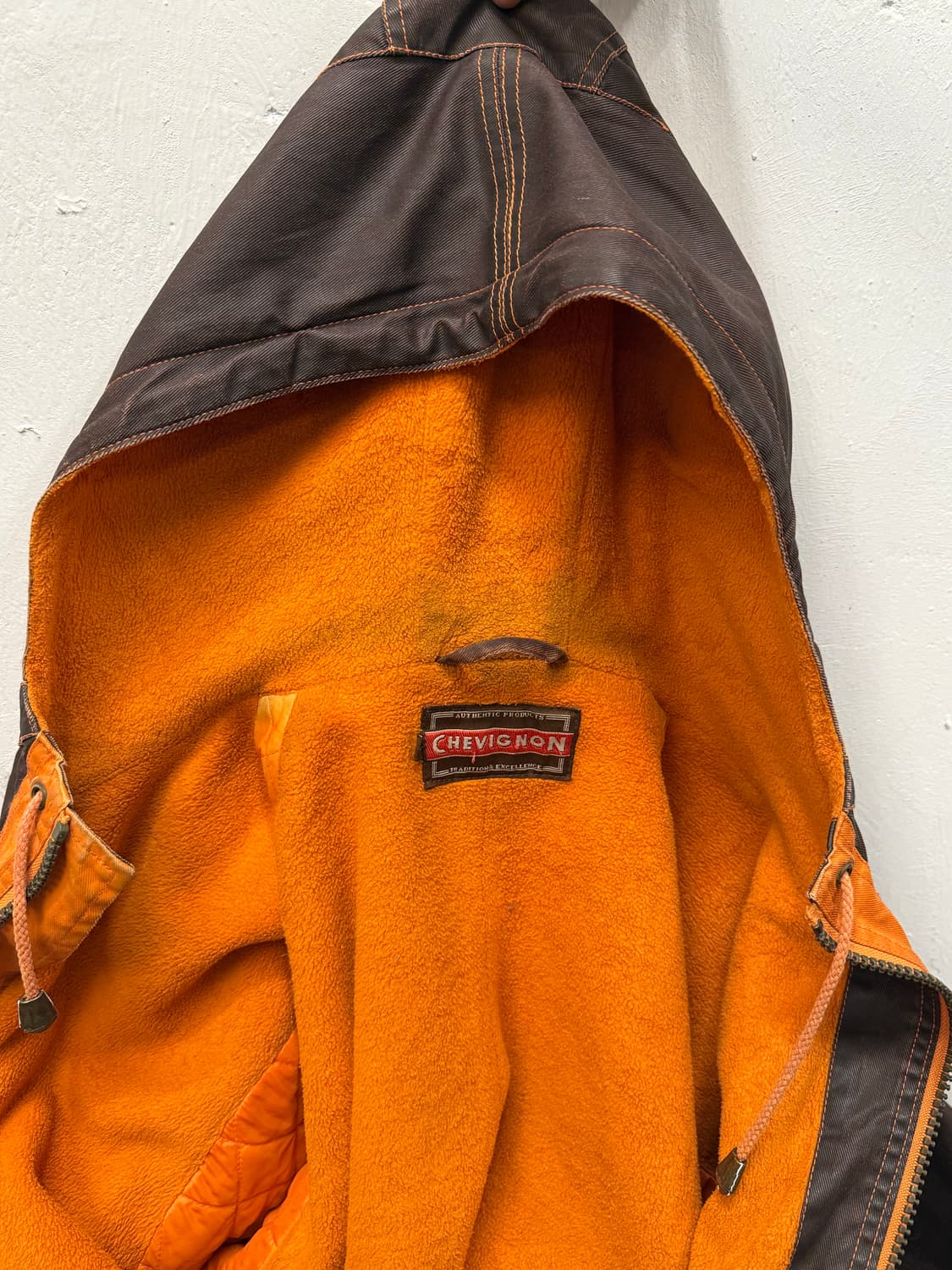 CHEVIGNON Contrast Panel Hooded Fleece-L 상품이미지10