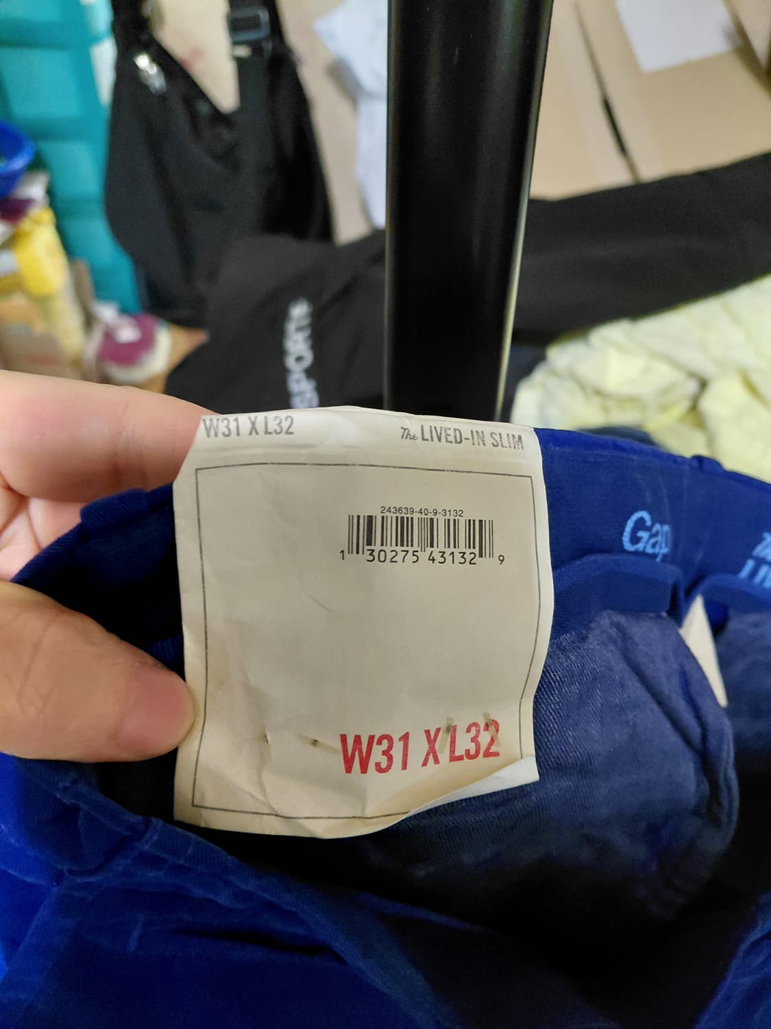 [갭](새제품)슬림핏 코튼 치노 면바지 31사이즈 상품이미지5