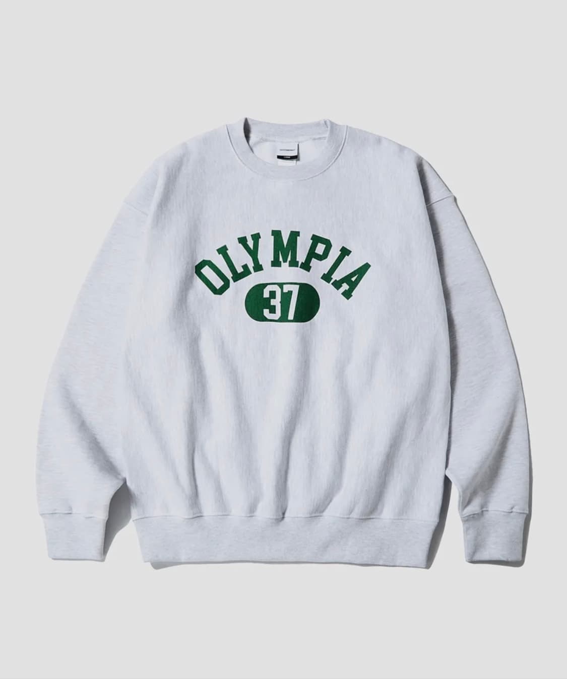 아웃스탠딩 V.S.C 스웻셔츠 멜란지 그레이 색상 S사이즈 상품이미지1