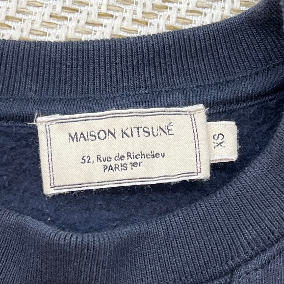 메종키츠네 로고자수 스웻셔츠 r2316 상품이미지5