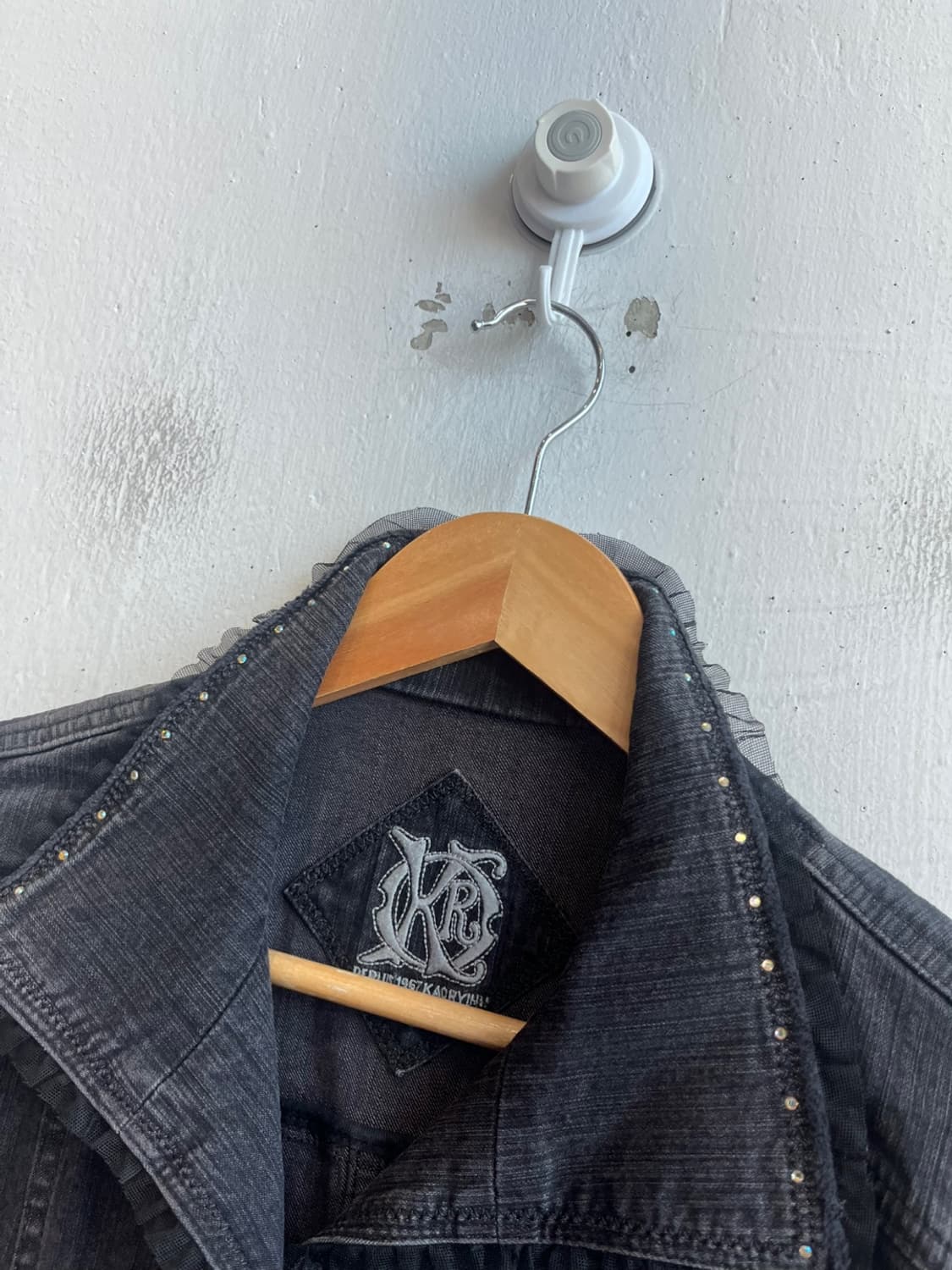 Kaoryinu y2k 레이스 베스트 우먼즈 Made in JAPAN 상품이미지4