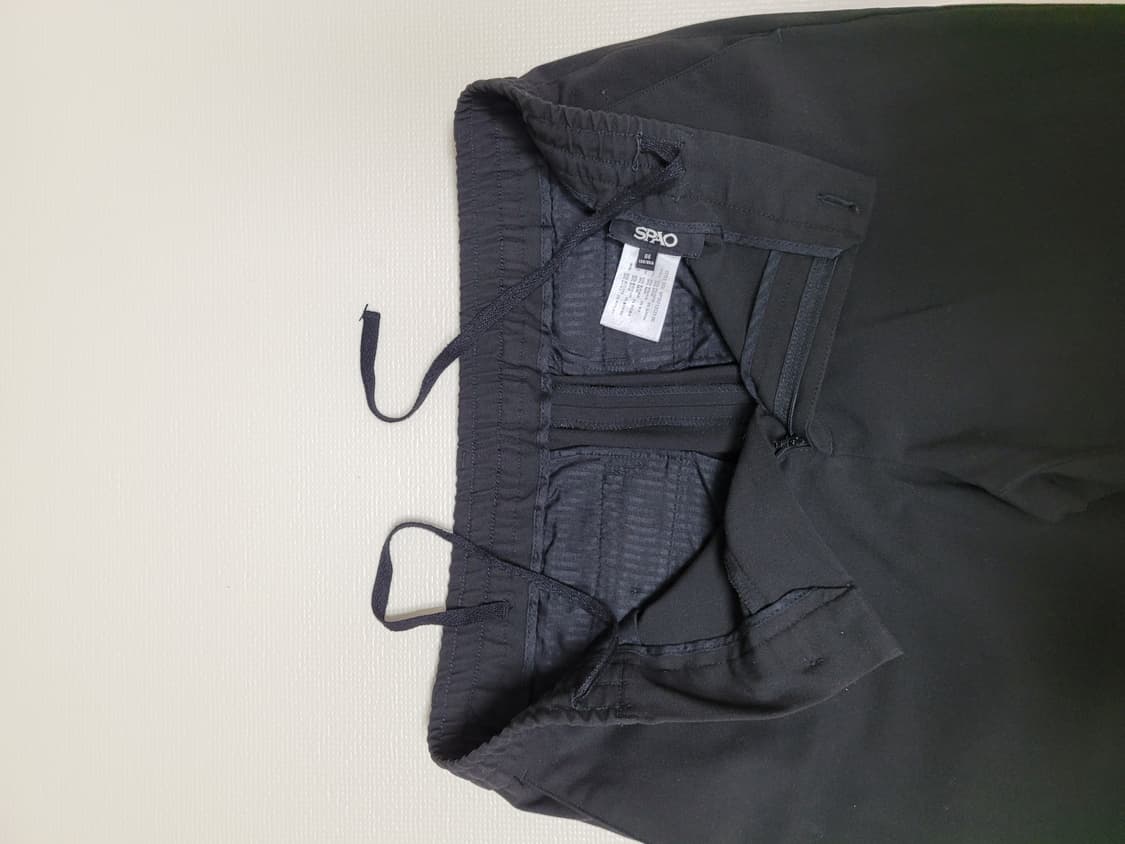 스파오 SPAO 조거형 밴딩 슬랙스 34 블랙  상품이미지6