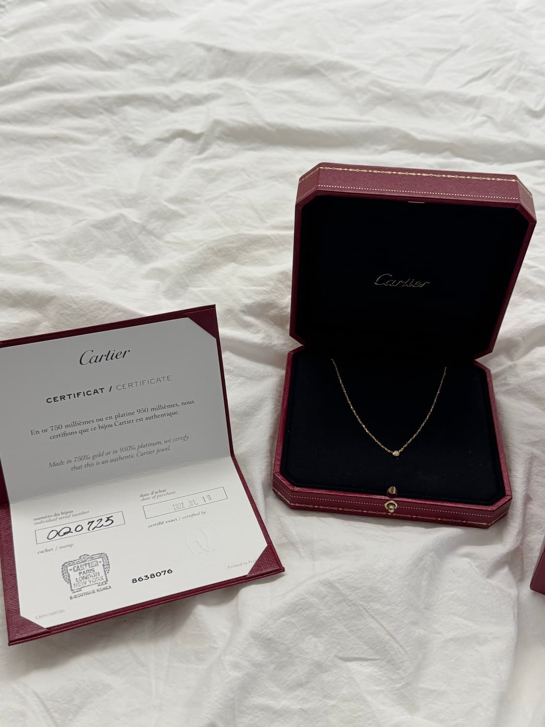 까르띠에 다무르 펜던트, 브릴리언트 컷 다이아몬드, 스몰 모델 상품이미지2