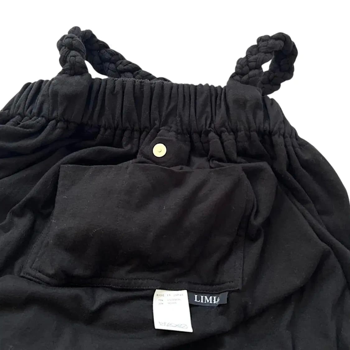 요지 야마모토 리미푸 주름 울 토트백 상품이미지5