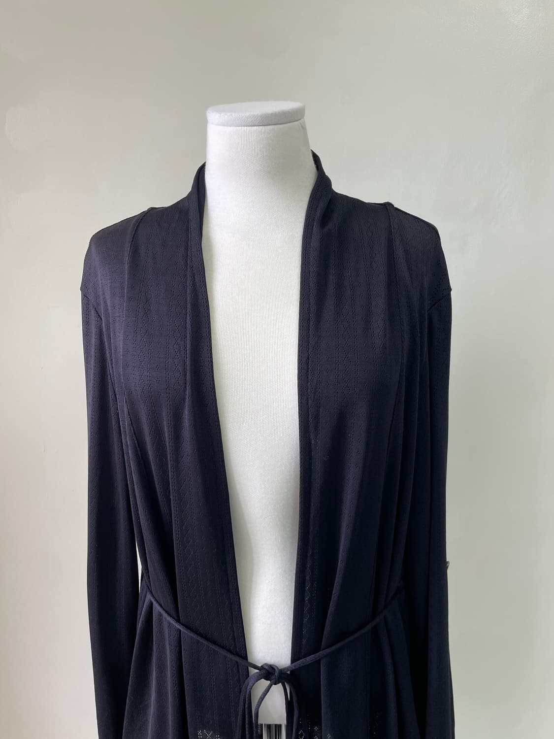 꾸레쥬 드레이프 자카드 패턴 가디건  상품이미지2