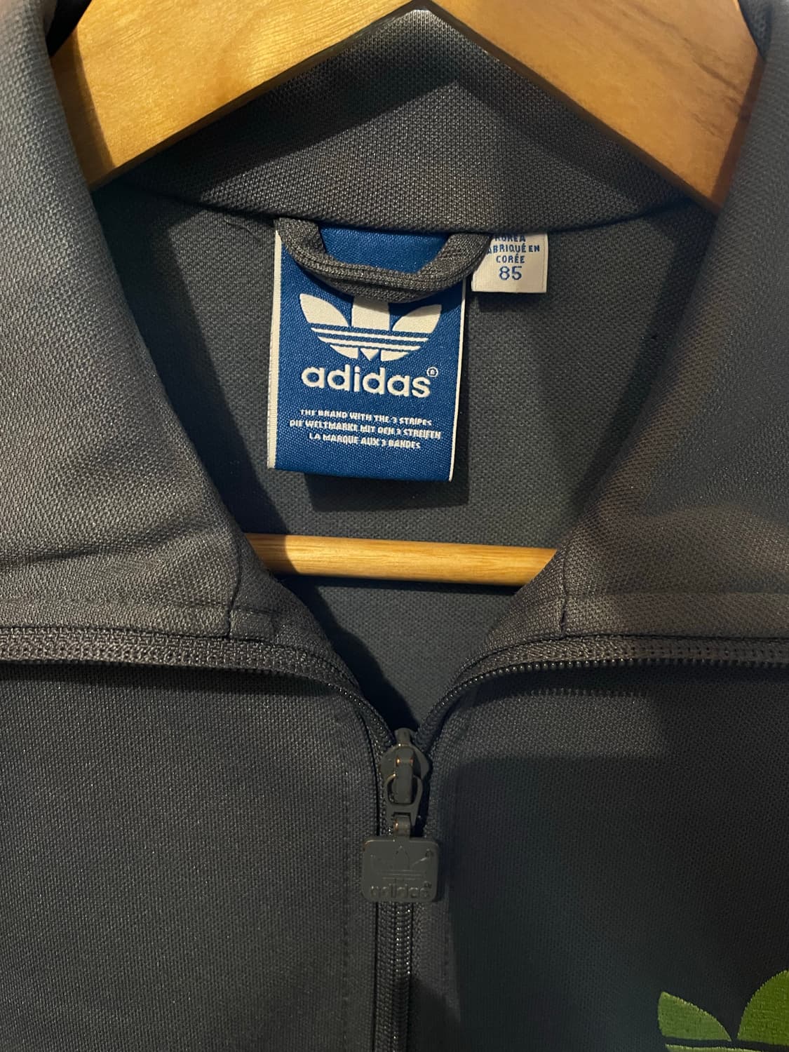 아디다스 클래식 파이어버드 트랙탑 저지 자켓 진회색/민트 상품이미지5