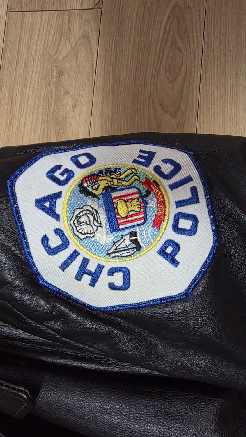 시카고폴리스 가죽자켓 police leather jacket 상품이미지1