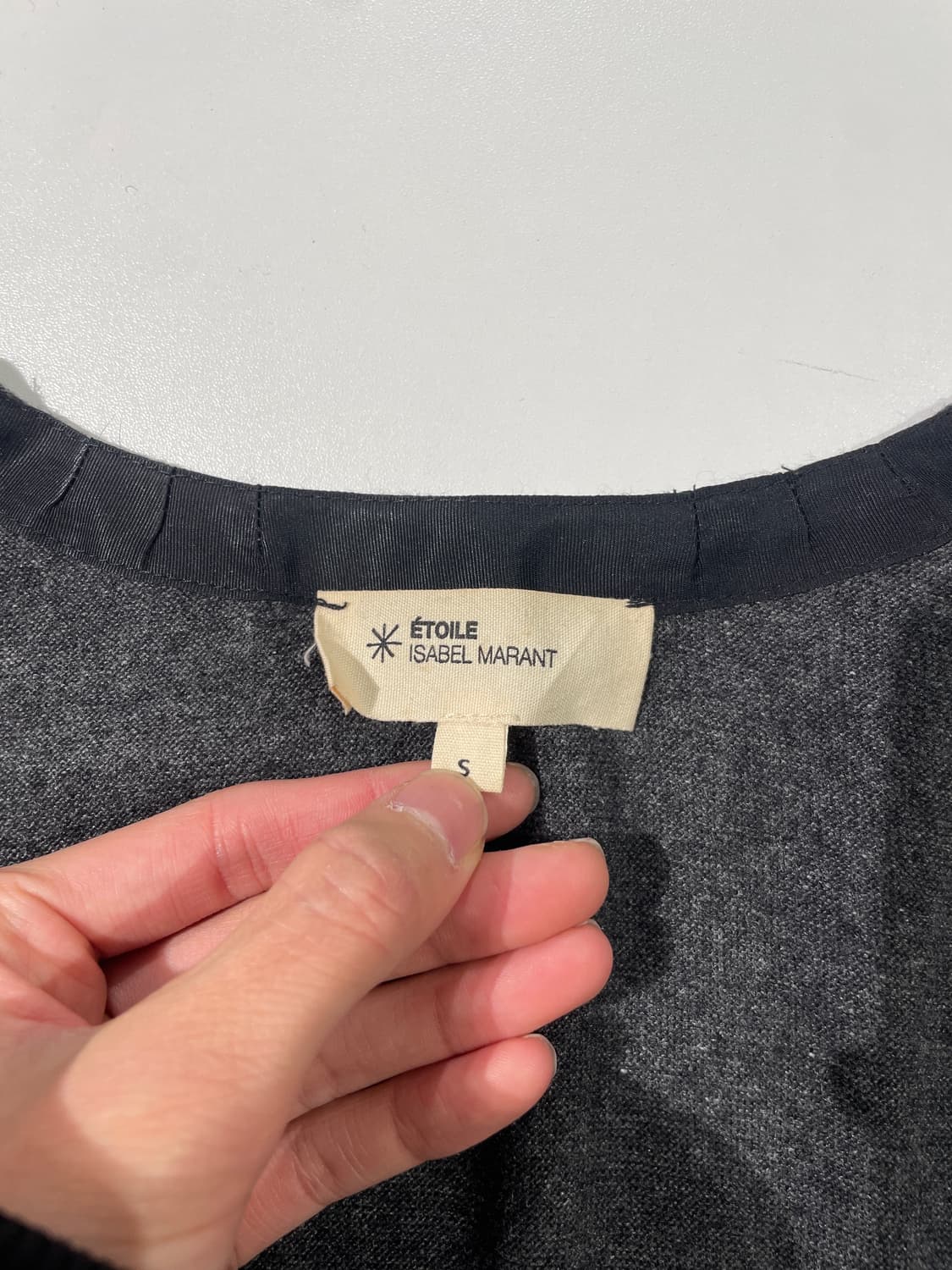이자벨 마랑 에뚜왈 차콜 슬림 니트 가디건 상품이미지7