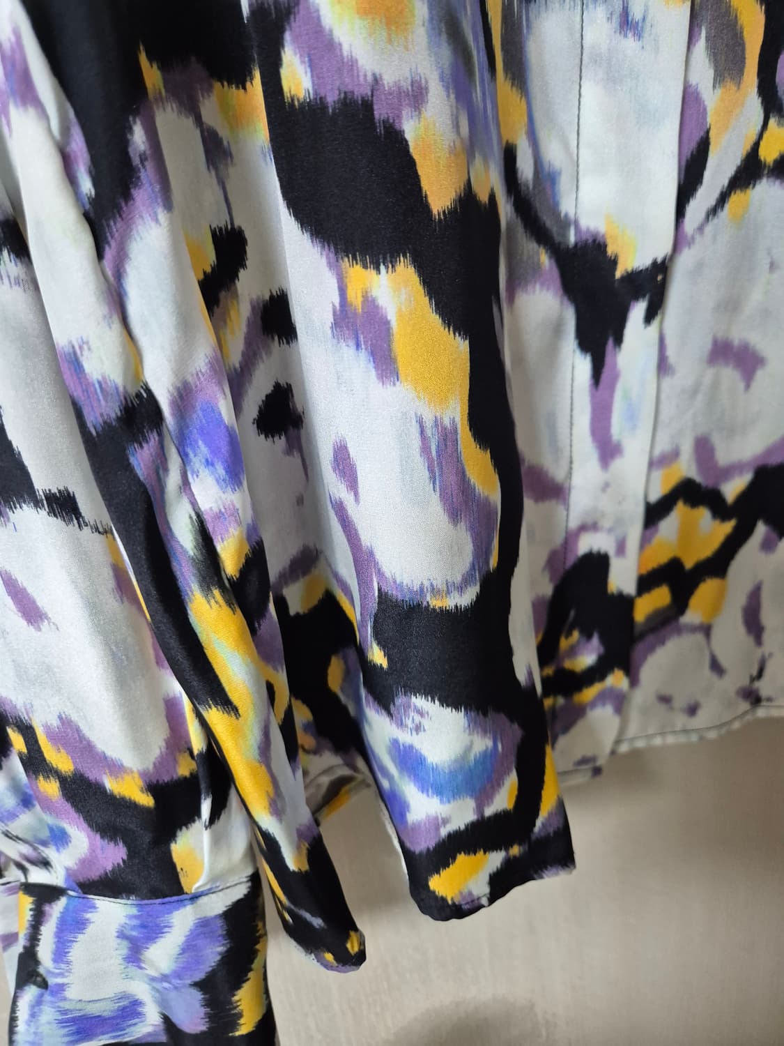 MSGM 실크 블라우스 실크100 패턴 셔츠블라우스 상품이미지4