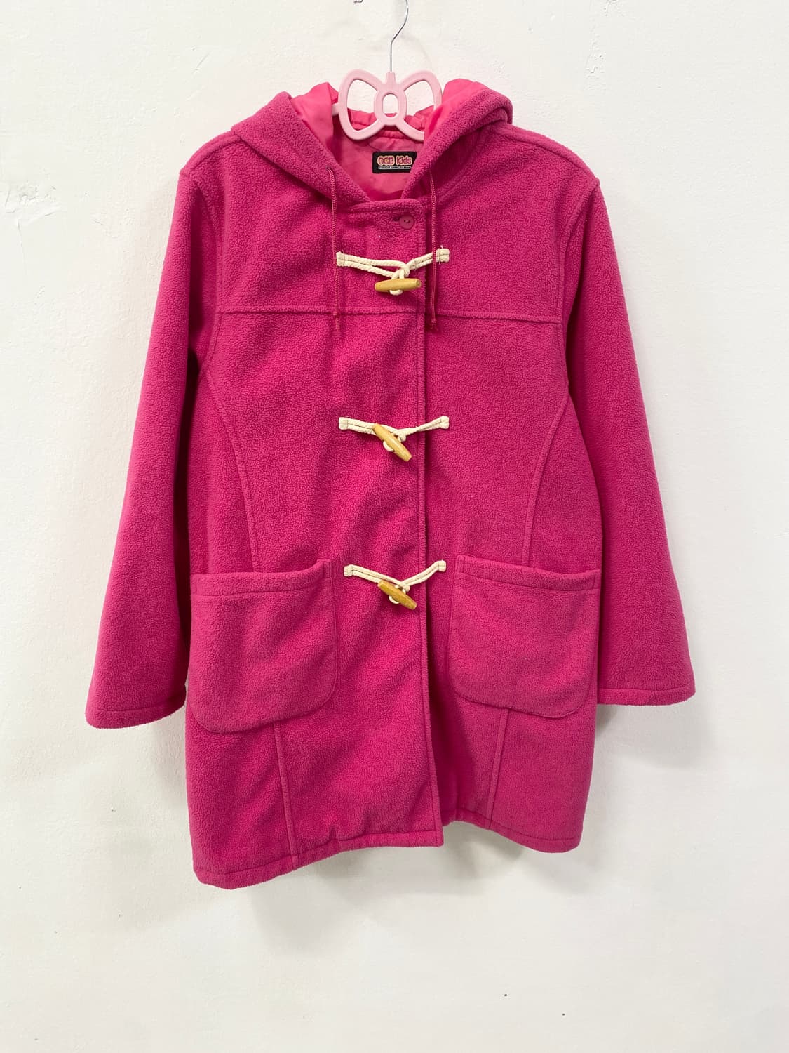 [OCB] 마젠타 핑크 떡볶이 코트 상품이미지3