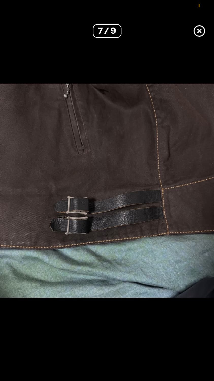 [L]준야와타나베×루이스레더 03AW 브라운 몰 4 스킷 라이더 자켓 상품이미지7